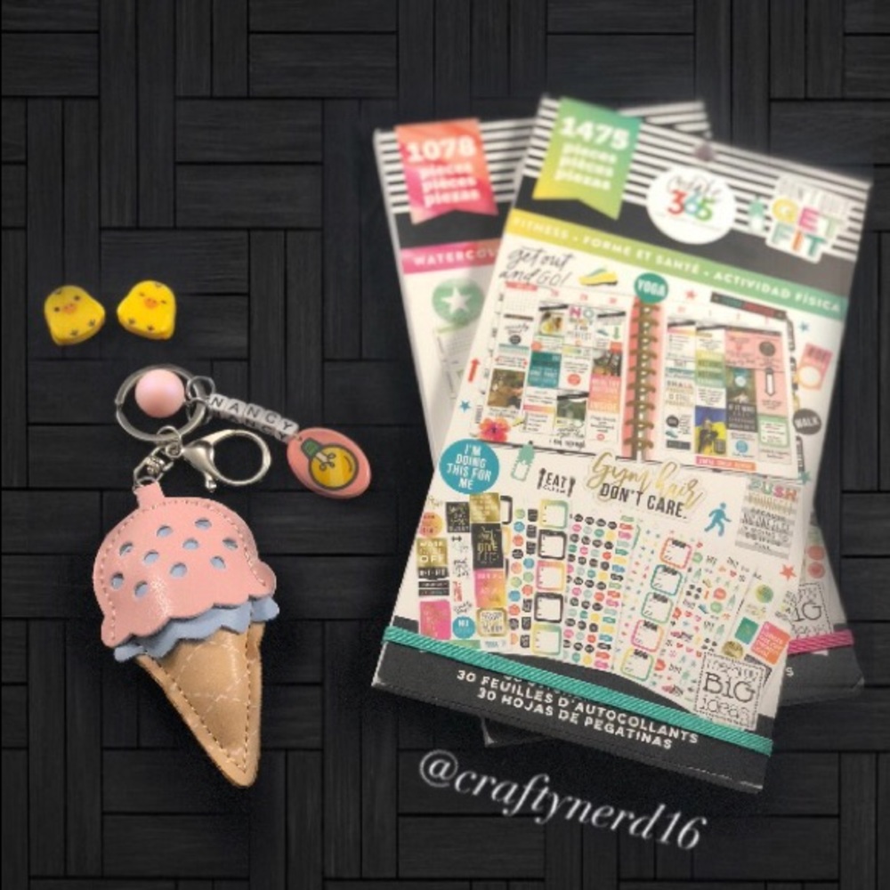 Ice cream Cone Keychains